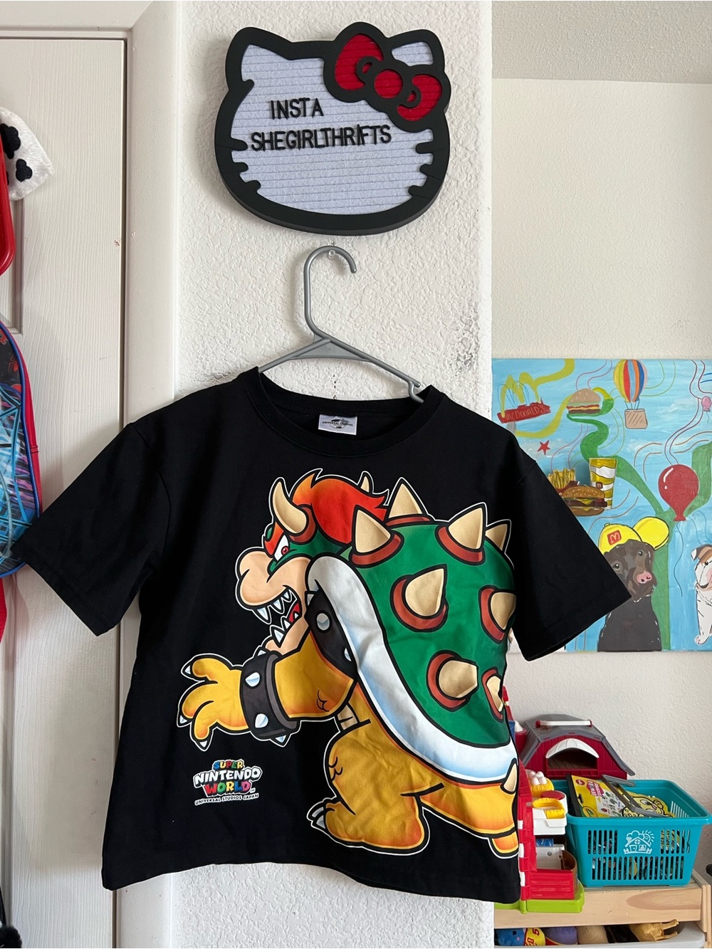super mario bros graphic tee